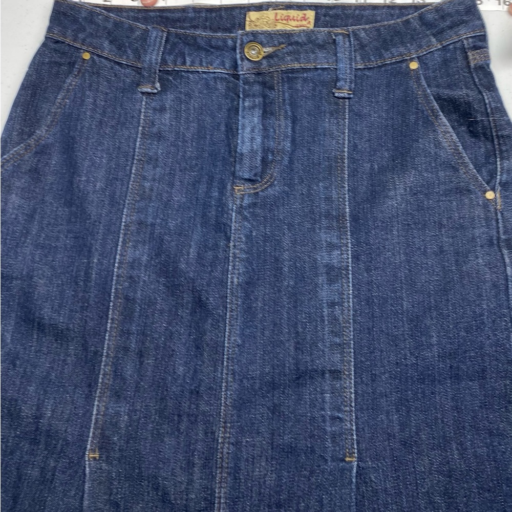 Liquid jeans skirt 29 - Picture 7 of 8